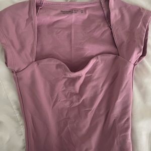 Abercrombie pink/ purple bodysuit